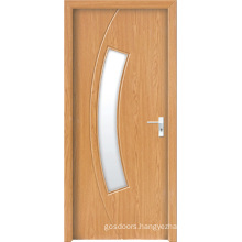 Glass Insert Wood Interior Door (WX-PW-182)